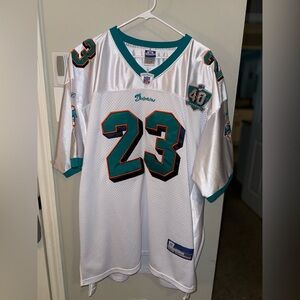 NFL White and Teal Men's Football Jersey